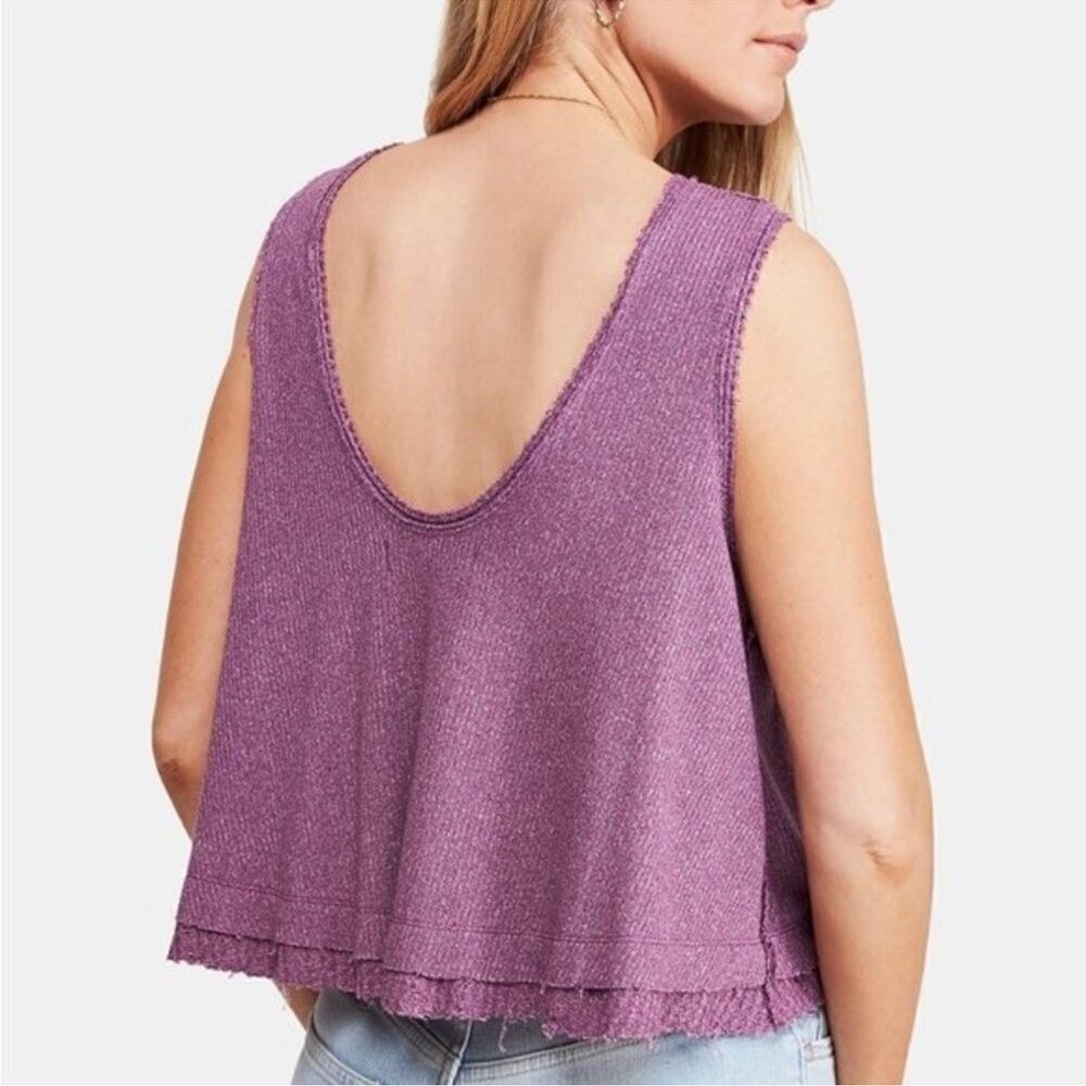 NWT Free People WE THE FREE Love Tank in Plum Blossom Size XS